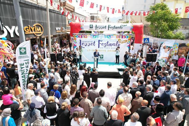 Osmaniye Lezzet Festivali renkli görüntülerle başladı