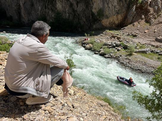 Nehirde kaybolan İbrahim’i arama çalışmaları 8'inci gününde