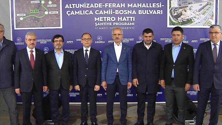 İstanbul- Bakan Uraloğlu: Bugün itibariyle ana hat tünel kazılarını yüzde 99 oranında tamamladık