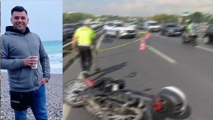 Otomobile çarpan motosikletin sürücüsü öldü