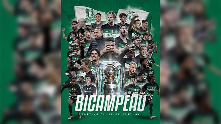 Portekiz Ligi'nde şampiyon Sporting Lizbon
