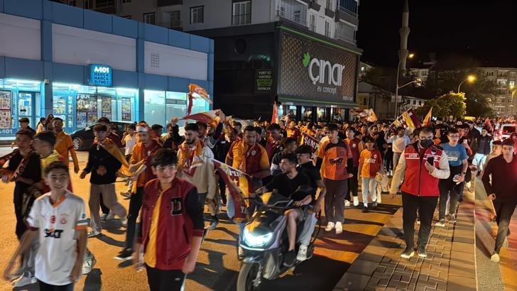 Kırşehir'de Galatasaray’ın şampiyonluk kutlaması