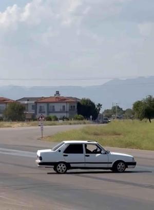 Kepez'de drift atan sürücüye 46 bin 392 lira ceza