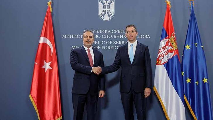 Bakan Fidan, Sırbistan Dışişleri Bakanı Duriç ile bir araya geldi