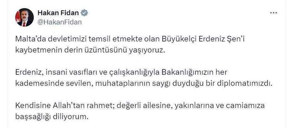 Türkiye'nin Malta Büyükelçisi Erdeniz Şen, hayatını kaybetti (2)