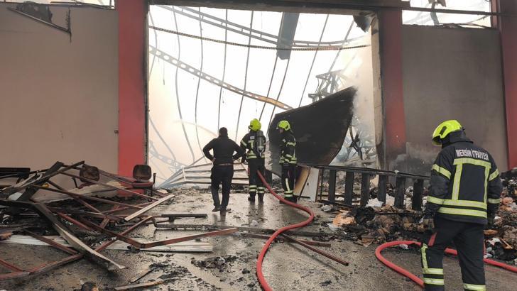 Mersin'de elektronik eşya fabrikasında yangın / Ek fotoğraflar