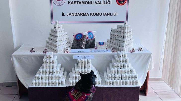 Kastamonu'da uyuşturucu operasyonunda 1 tutuklama