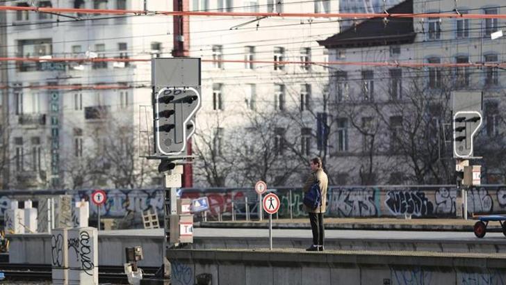 Belçika'da kamu çalışanları greve gitti