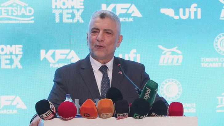 İstanbul- Bakan Bolat: Ev tekstili ihracatımız 3 milyar dolara yaklaştı