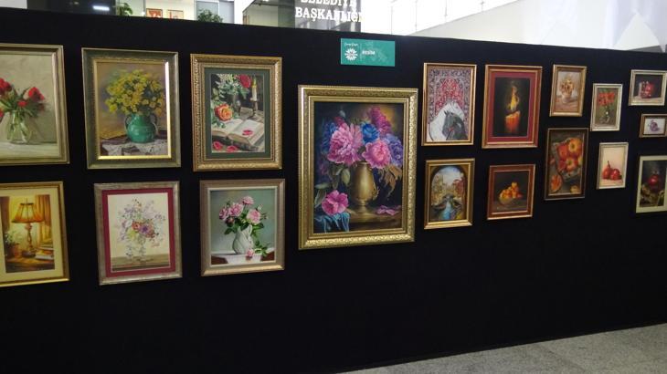 Gebze'de kursiyerlerin yıl boyunca hazırladığı eserlerden oluşan sergi açıldı