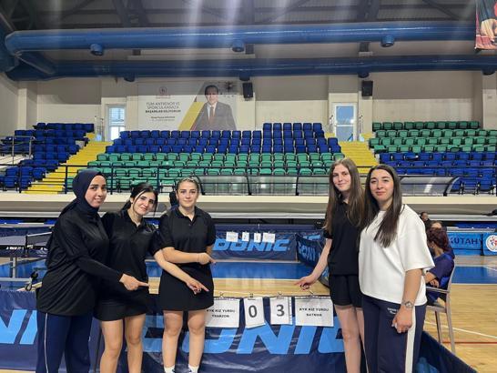 Batman Kız Takımı, Yurtlig Masa Tenisi müsabakalarında Türkiye şampiyonu oldu