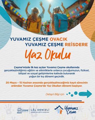 Yuvamız Çeşme Yaz Okulları'na kayıtlar başladı