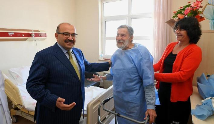 Yeşilçam'ın usta ismi Ahmet Mekin, taburcu oldu