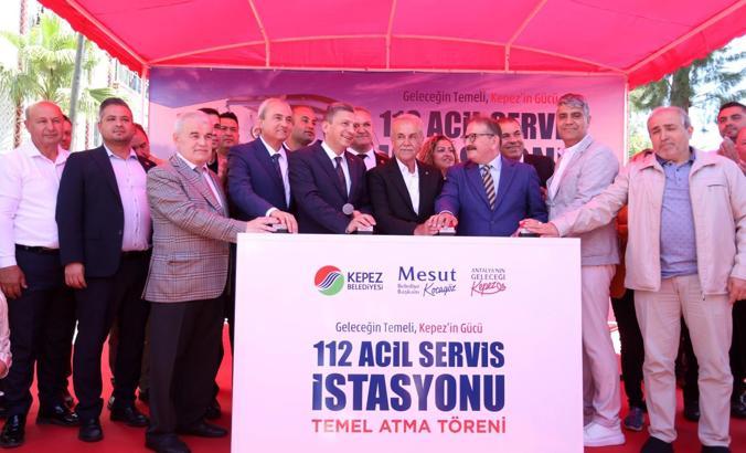 Kepez'de 112 Acil Sağlık İstasyonu'nun temeli atıldı