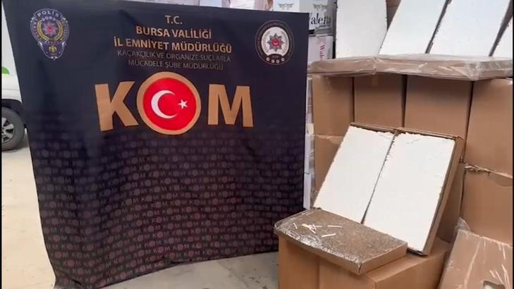 Durdurulan TIR'da 5 milyon 670 bin dolu makaron ele geçirildi