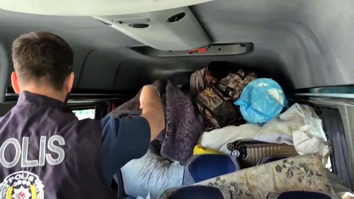 Kastamonu'da 8 düzensiz göçmen yakalandı