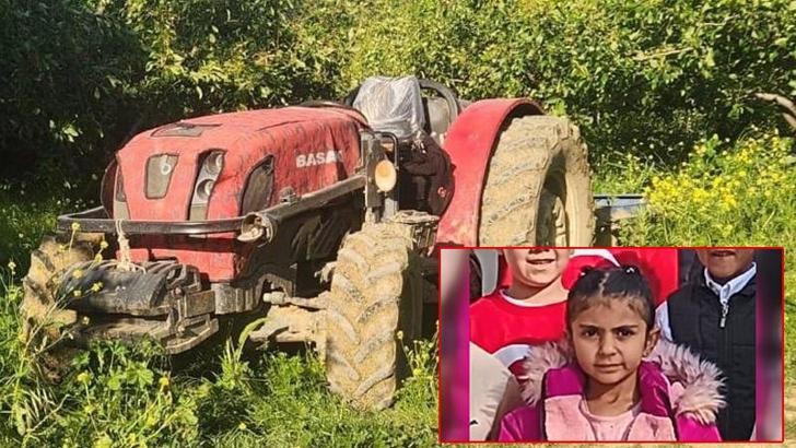 Babasının kullandığı traktörün altında kalan 7 yaşındaki Nur, toprağa verildi