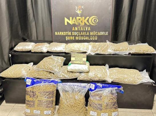 Antalya'da 'torbacı' operasyonu; 2 tutuklu