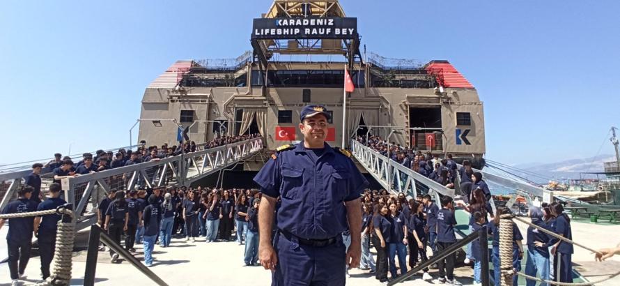 Gemideki eğitime teşekkür buluşması