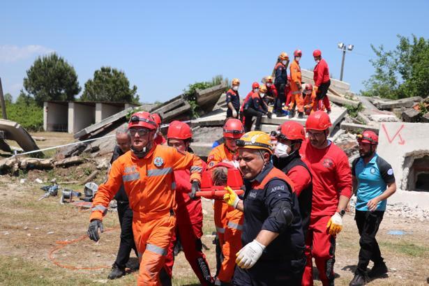Kocaeli'de deprem tatbikatı; 2 bin 500 personel katıldı, 13 il destek verdi/Ek fotoğraflar
