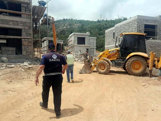 Bodrum'da inşaat yasağına uymayan firmalara ceza yağdı