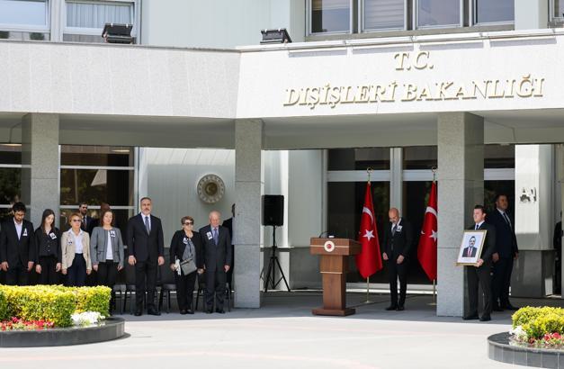 Yaşamını yitiren Malta Büyükelçisi Şen için Dışişleri'nde anma töreni