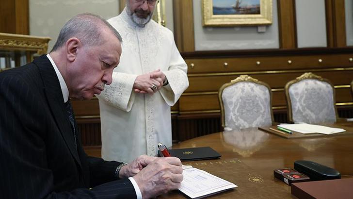 Cumhurbaşkanı Erdoğan, TDV'ye kurban bağışında bulundu