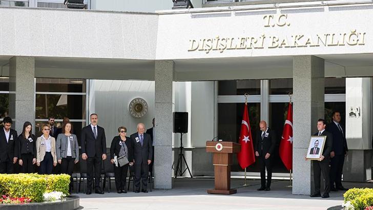 Yaşamını yitiren Malta Büyükelçisi Şen için Dışişleri'nde anma töreni