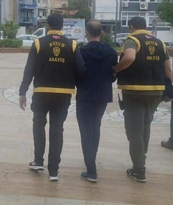 Aydın'da 87 yıl hapis cezası ile aranan ve 206 suç kaydı bulunan firari hükümlü yakalandı