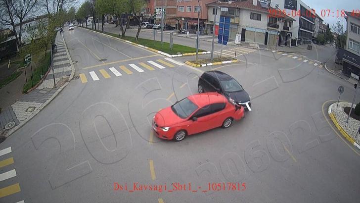 Sakarya'da trafik kazaları KGYS kameralarında