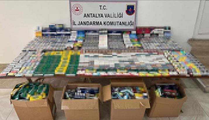 Manavgat'ta kaçakçılık operasyonu