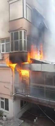 İstanbul - Mecidiyeköy'de kafede yangın-1