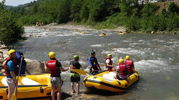 Karadeniz turizminde 'rafting' atağı