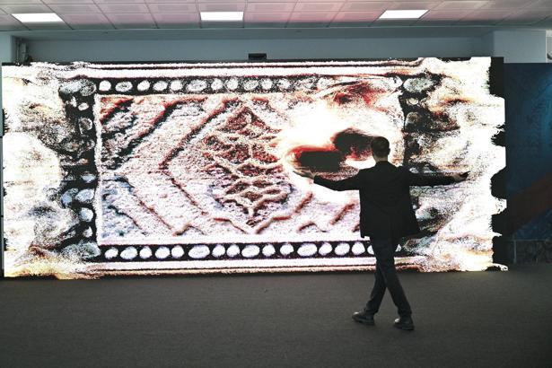 'Anadolu Motifleri' dijital sanat sergisi HOMETEX’te yoğun ilgi gördü