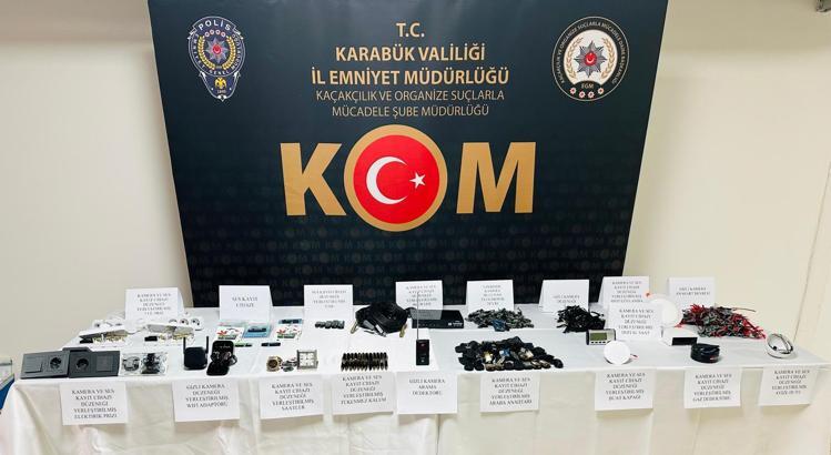 Karabük'te 'casus kamera' operasyonu: 1 tutuklama