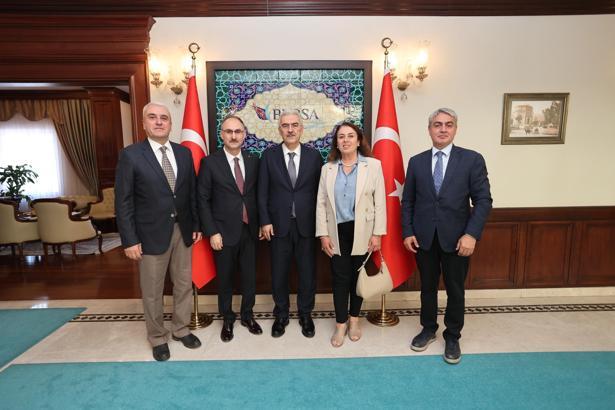 Türkiye Kayak Federasyonu Başkanı Şahin'den, Bursa Valisi Ayyıldız'a ziyaret