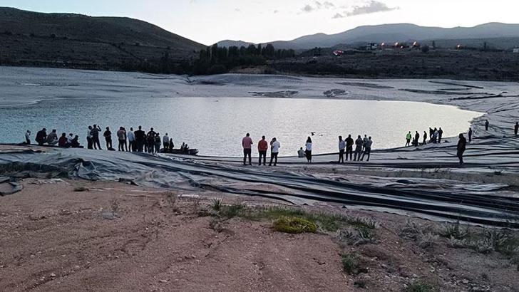 Gölete giren Furkan, ölü bulundu