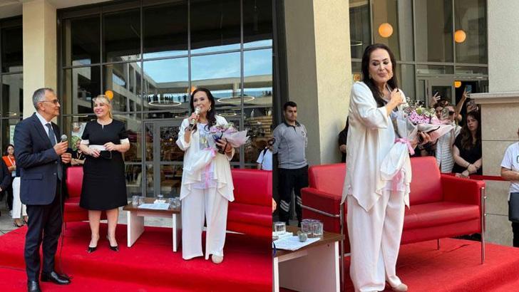 Türkan Şoray öğrencilerle bir araya geldi