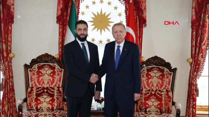 Cumhurbaşkanı Erdoğan, Suriye Cumhurbaşkanı Ahmed Şara ile görüştü