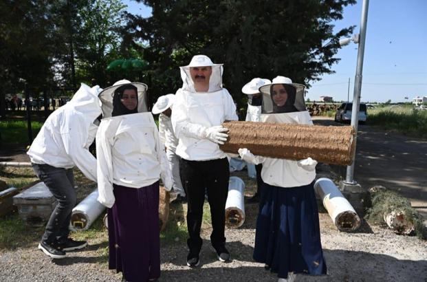 Batman'da 112 arıcıya 570 arılı sepet kovanı dağıtıldı