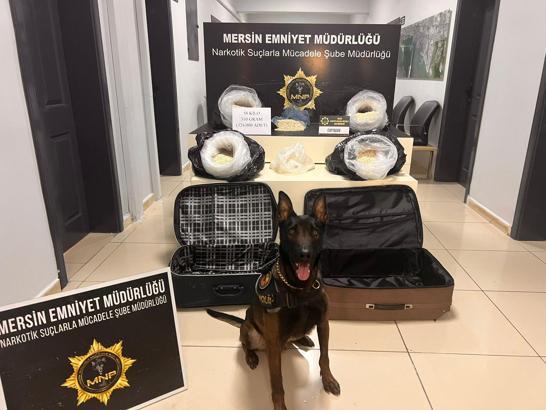 Mersin'de 324 bin uyuşturucu hap ele geçirildi