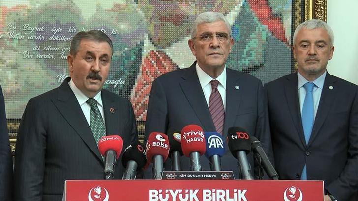 İYİ Parti lideri Dervişoğlu'ndan Destici'ye ziyaret