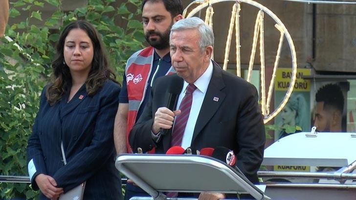 Mansur Yavaş: Adalet isteğimizi haykırmak için buradayız