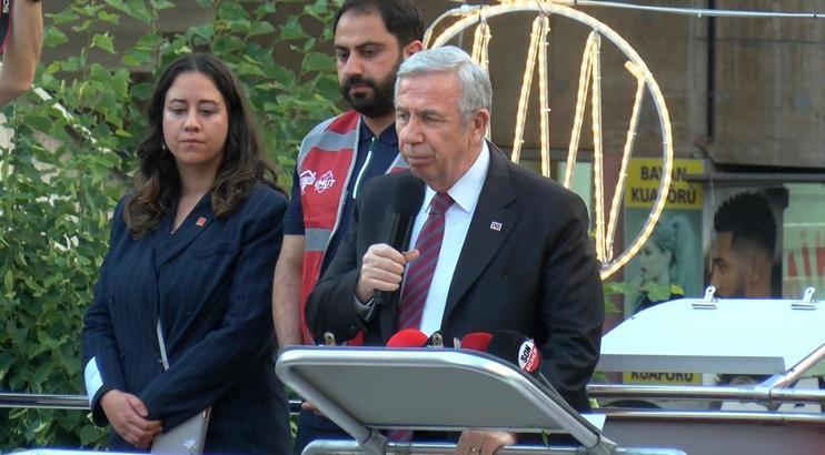 Mansur Yavaş: Adalet isteğimizi haykırmak için buradayız