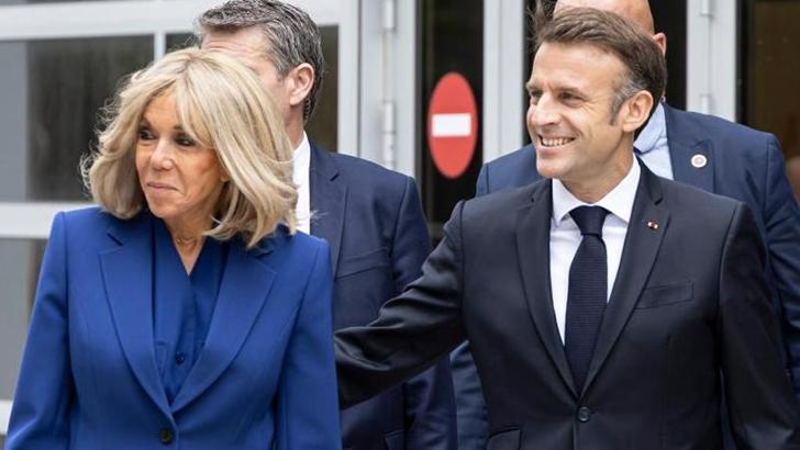 Fransa Cumhurbaşkanı Macron: Brigitte ile şakalaşıyorduk