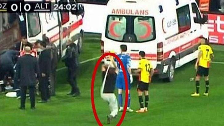 Kaleciye korner direğiyle vuran sanığın cezası belli oldu