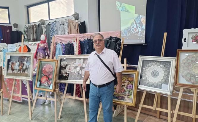 Kursiyerlerin el emeği sergilendi