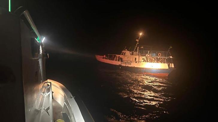 Datça'da 93 kaçak göçmen ile 3 organizatör yakalandı