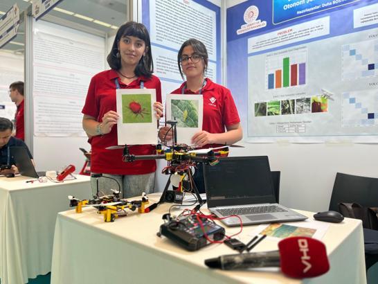 Öğrencilerden tarım zararlılarını tespit eden hava aracı