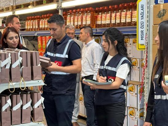 Konya'da Kurban Bayramı öncesi marketlerde denetim